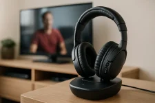 Geniet van storingsvrij TV-geluid zonder Bluetooth met een draadloze koptelefoon die altijd werkt