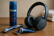 Gillette verzorging en een Sony draadloze koptelefoon met ruisonderdrukking voor jouw ultieme moment van zelfzorg