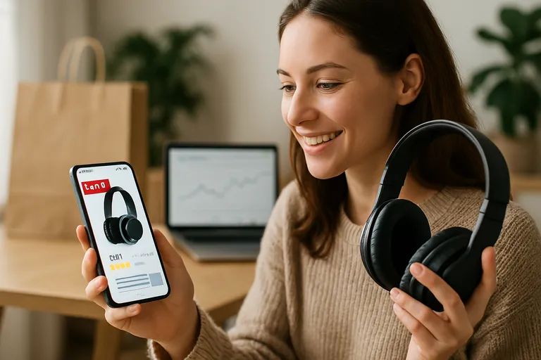 Slim shoppen tijdens de sale