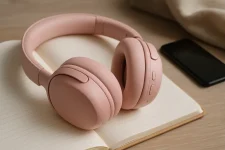 Stijl en sound in balans met een roze draadloze koptelefoon