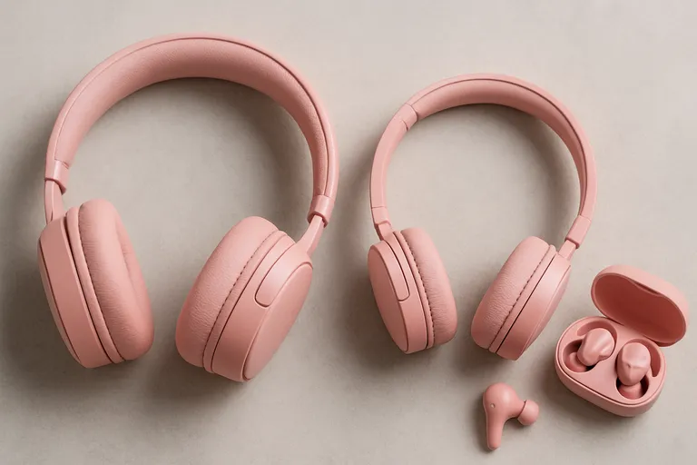 Typen en prijsklassen van roze draadloze koptelefoons