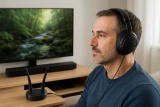 Ongestoord TV-kijken met een draadloze koptelefoon voor helder en comfortabel geluid